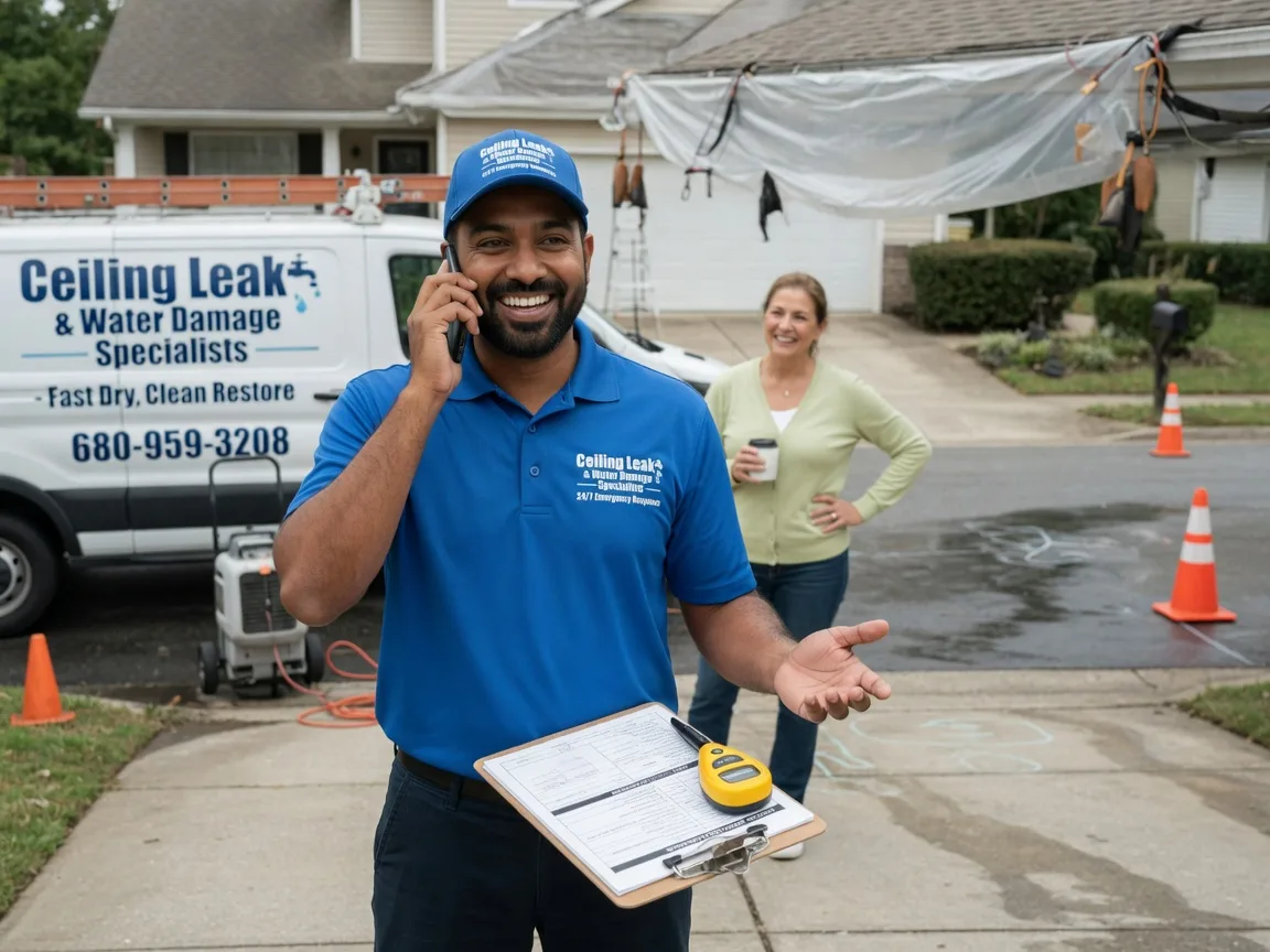 Ceiling Leak Cleanup New Memphis, IL FAQs
